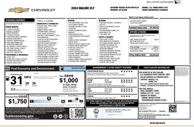 2024 Chevrolet Malibu 2LT
