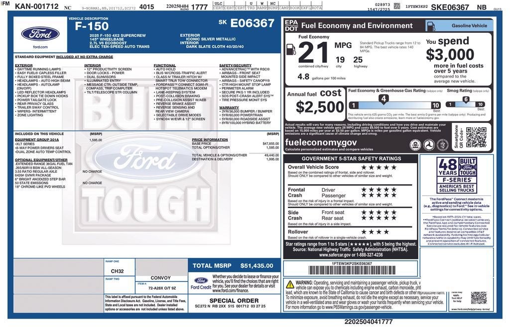 2025 Ford F-150 XLT