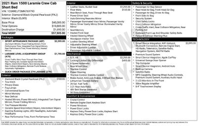 2021 RAM 1500 Base