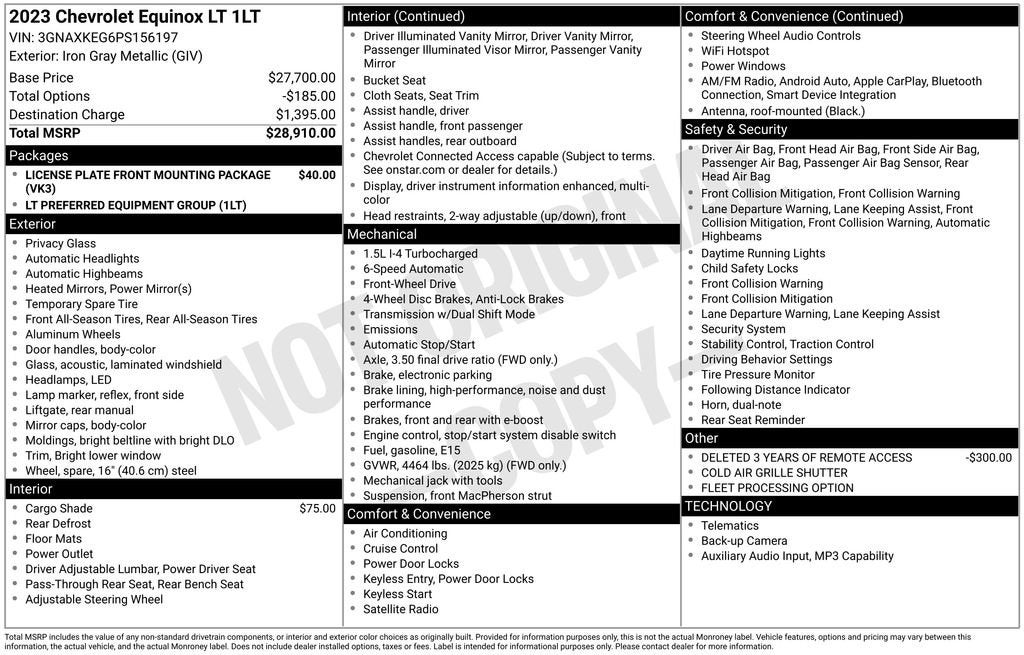 2023 Chevrolet Equinox LT